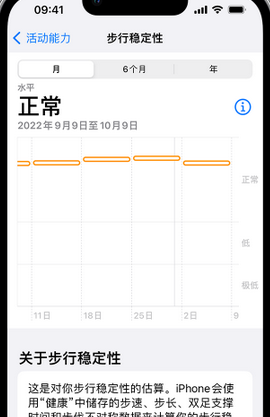 多文镇iPhone手机维修如何在iPhone开启'步行稳定性通知'