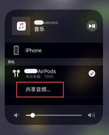 多文镇苹果14音频维修点分享iPhone14音频共享设置方法 