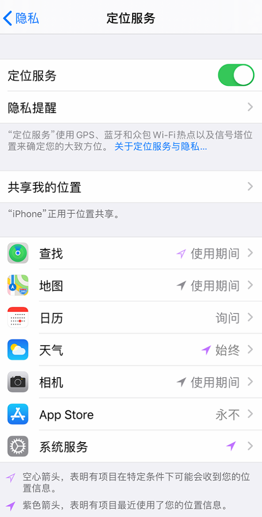多文镇苹果手机维修分享iPhone 状态栏中时间显示为蓝色图标是什么情况 